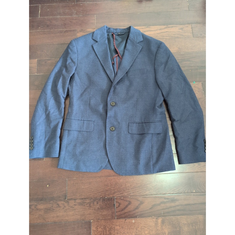 Bonobos Jetsetter Marzotto Wool Blazer Unconstructed Men's 38S Blue Sport Coat